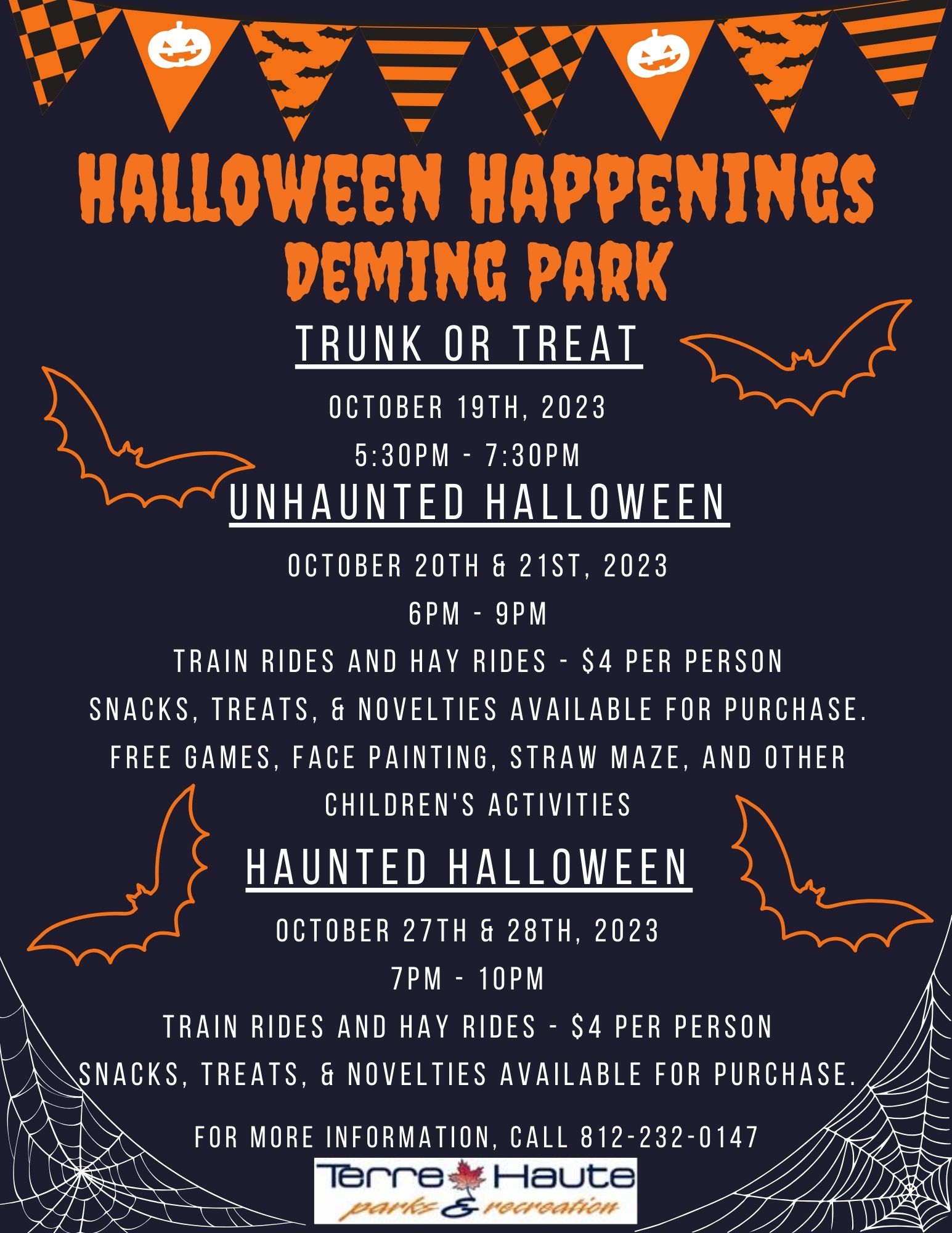 2023 Haunted Halloween Happenings City of Terre Haute Government